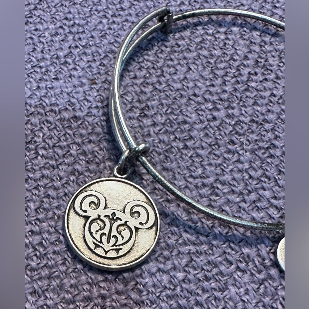 Alex and Ani Disney Parks Mickey Mouse adjustable charm bangle  bracelet